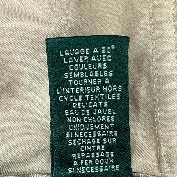 Ralph Lauren Beige Cotton Twill Cord Collar Chore Barn Utility Jacket - L - Picture 16 of 16